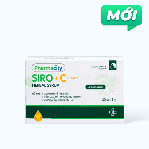 PMC Herbal Cough Syrup VitC 5ml (Hop/20 Goi)
