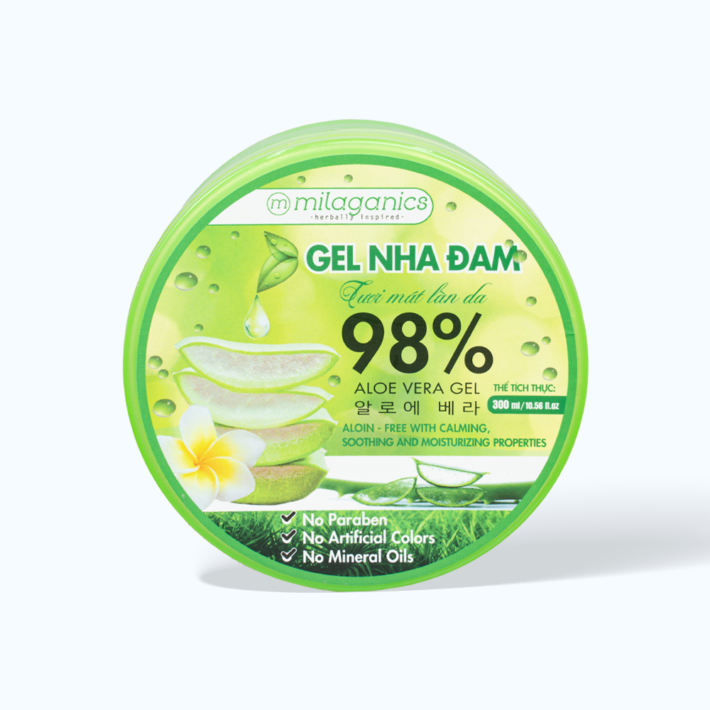 Milaganics Gel Nha Dam 98% Cap Am 300g/Hop