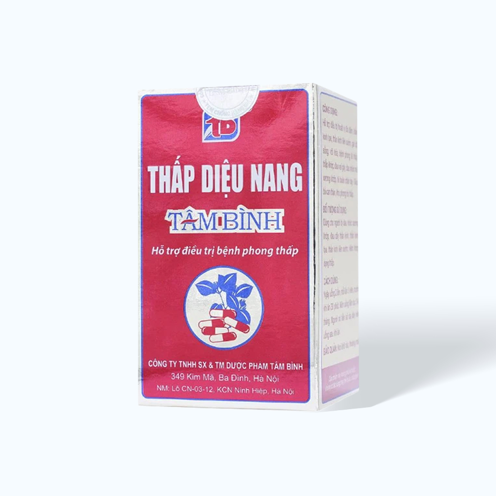 TAM BINH Thap Dieu Nang Ho Tro Giam Dau Than Kinh Toa (Hop 60Vien)