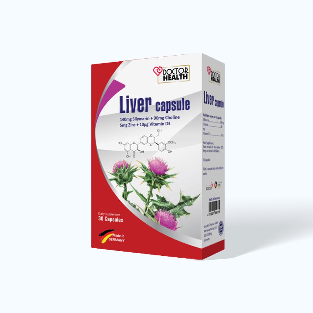 DOCTOR HEALTH Vien Uong Giai Doc Gan - Liver (Hop 30v)