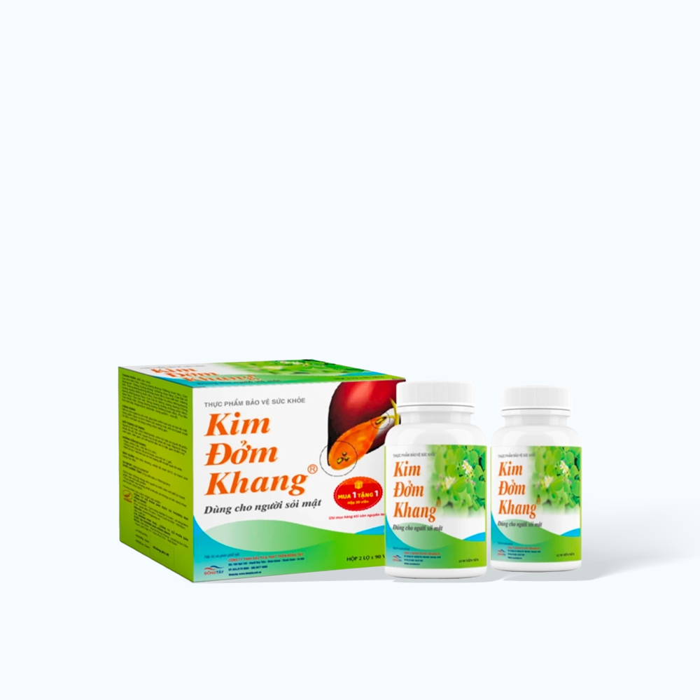HONG BANG Kim Dom Khang Loi Tieu Ho Tro Giam Soi Mat (Hop 2 Chai x 90v)