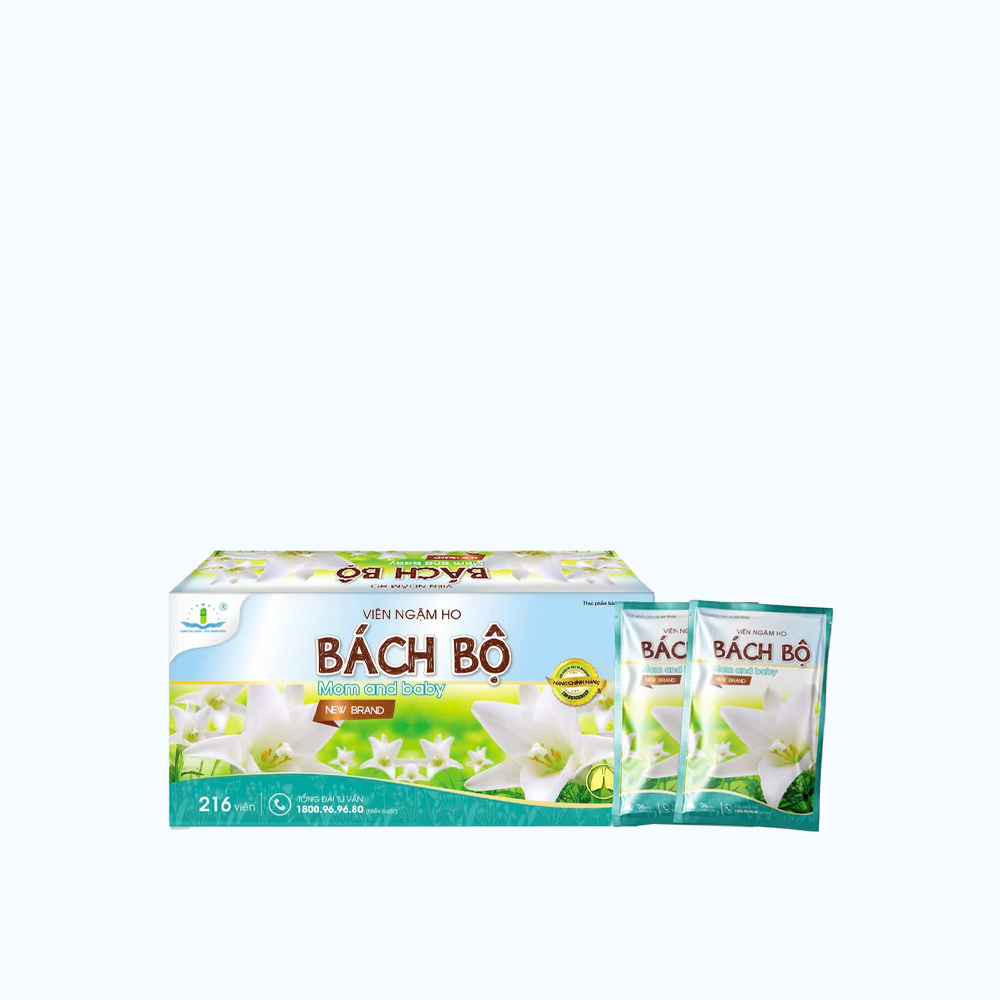 TAM DUOC Vien Ngam Ho Bach Bo Mom Baby H.Tro H.Hap (Hop 36Vi x 6V)