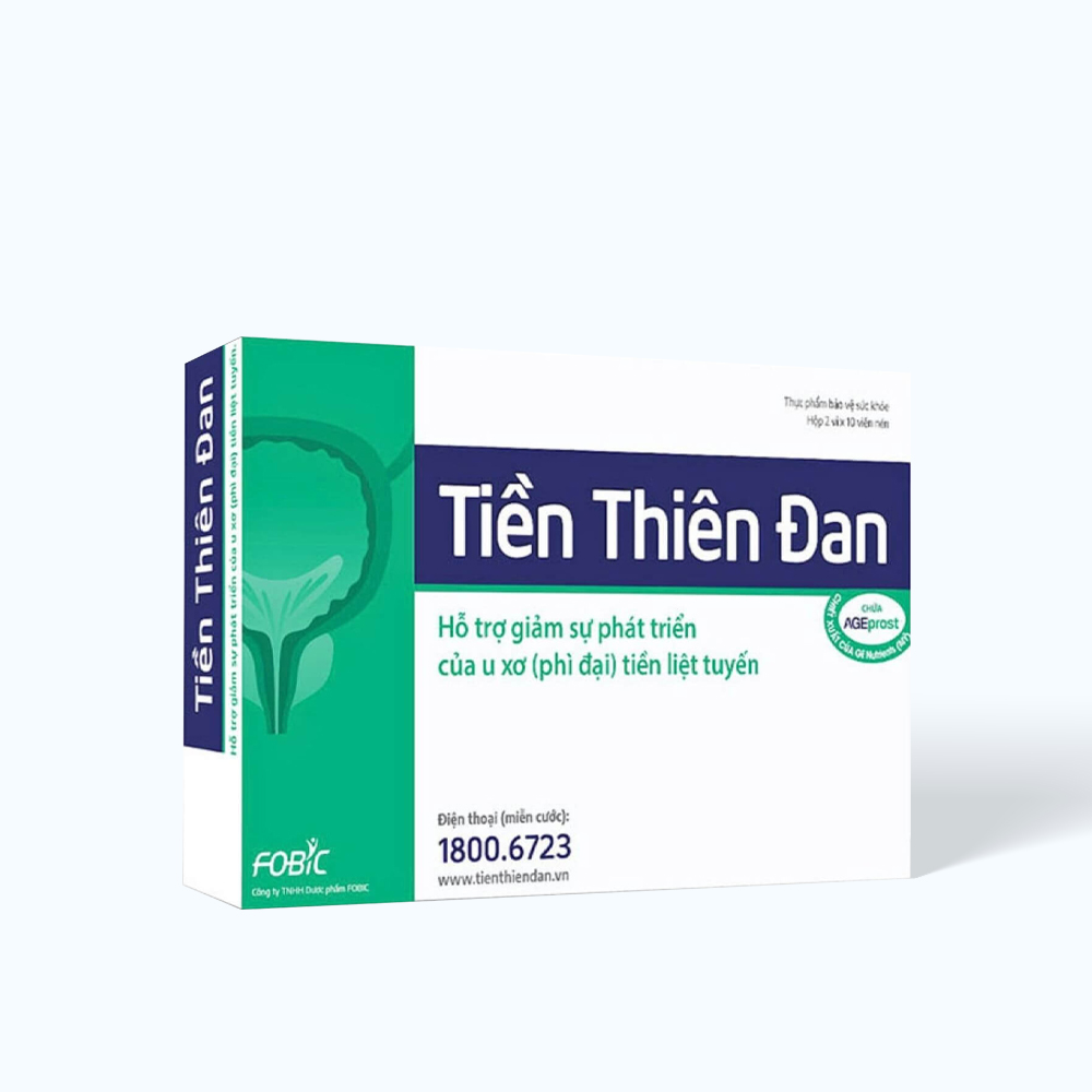 FOBIC Tien Thien Dan Ho Tro Tiet Nieu (hop 2 Vi *10 Vien)