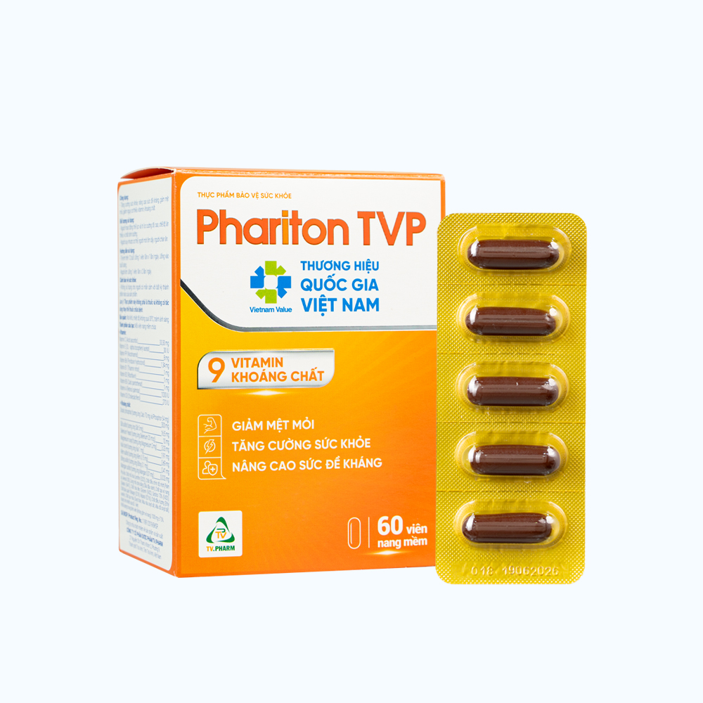 PHARITON Bo Sung VTM Khoang Chat (Hop 12Vi*5V)
