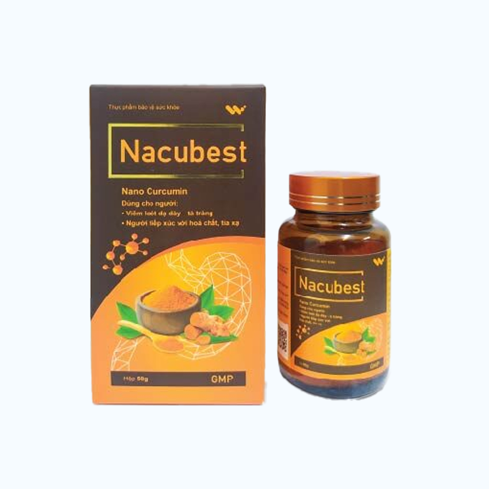 NACUBEST Nano Curcumin Htro Dieu Tri Viem Loet Da Day (Hop 50g)