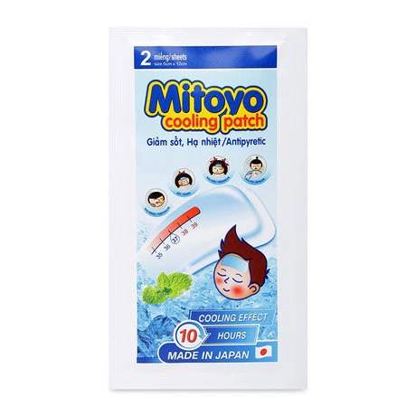 Mitoyo Mieng Dan Giam Sot & Ha Nhiet Cooling Patch (8 Goi/Hop)