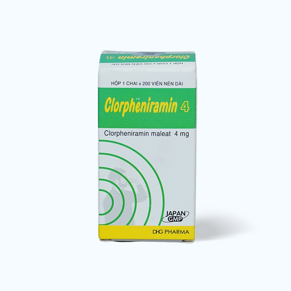 CLORPHENIRAMIN CAPL 4MG (Chai 200 Vien)
