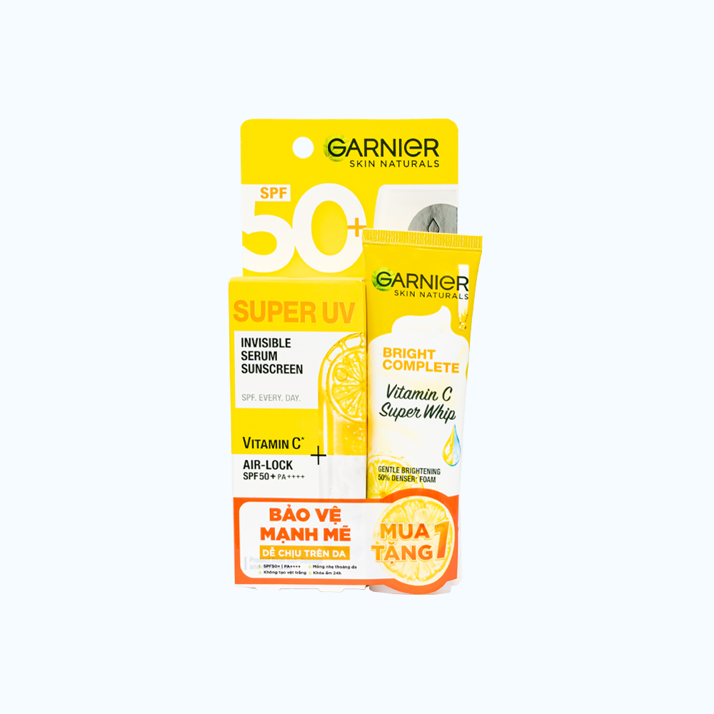 Bo Qua Tang Garnier Chong Nang 30ml + SRM 50 Ml