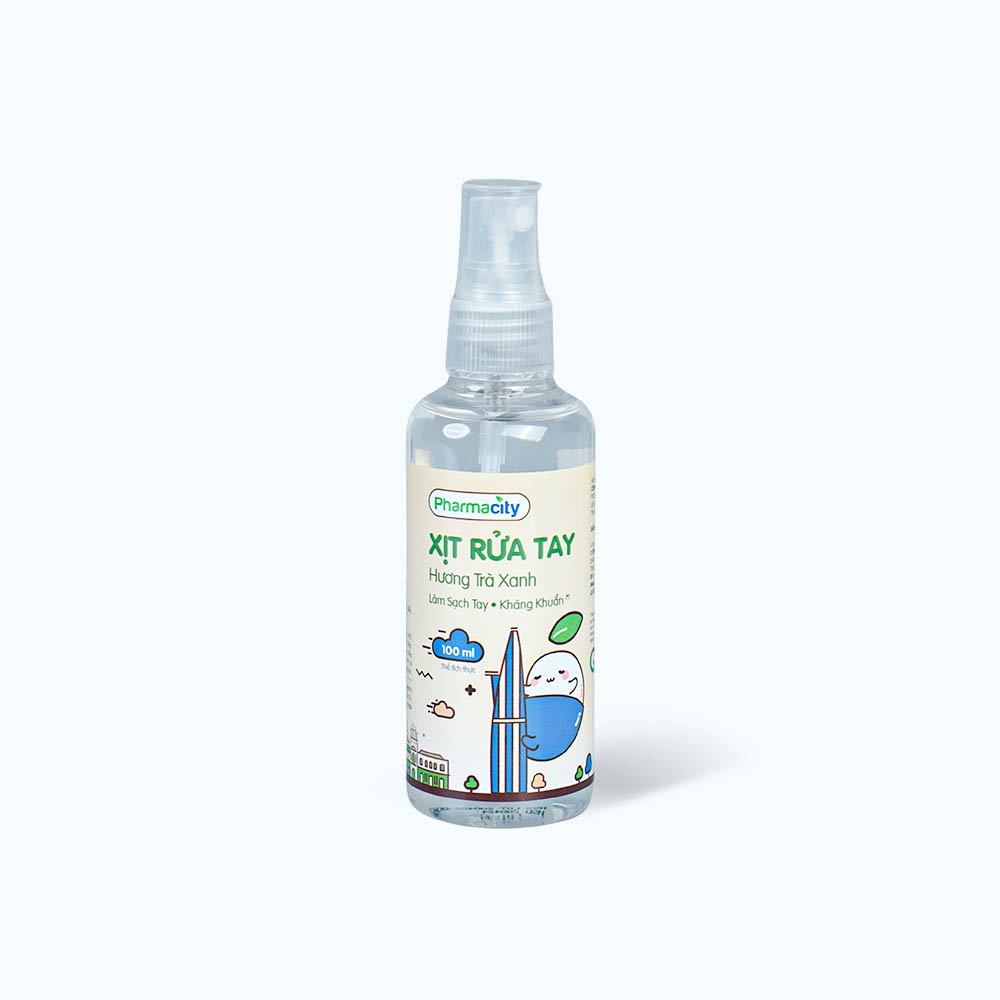 PMC Xit Rua Tay Kho Huong Tra Xanh 100ml