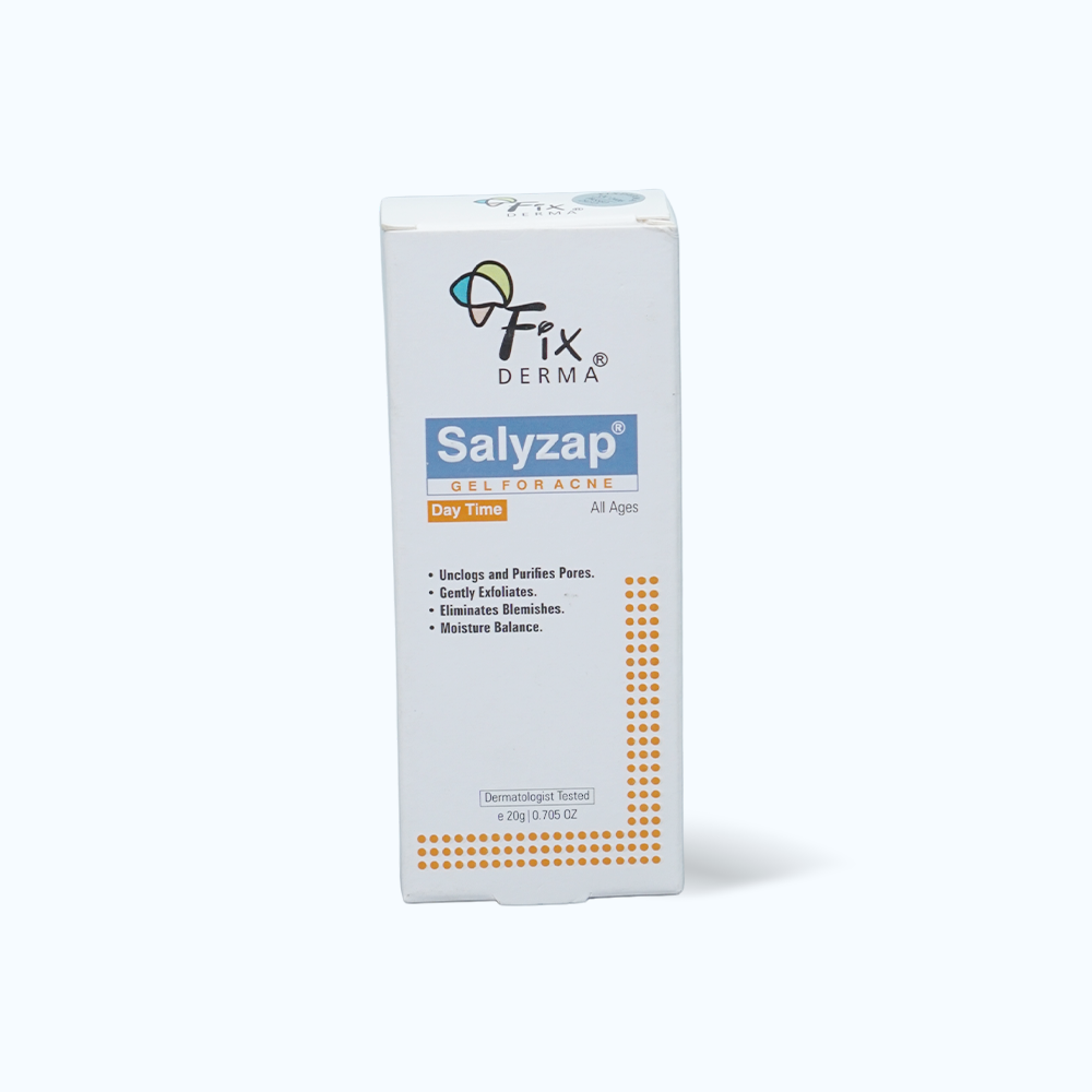 Fixderma Gel Giup Giam Mun, Lam Sach Bui Ban Va Duong Am Salyzap Gel 20g