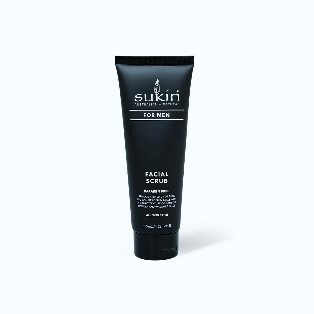 Tẩy tế bào chết cho nam Sukin For Men Facial Scrub (Tuýp 125ml)