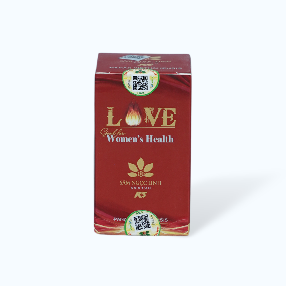 Sam Ngoc Linh K5 LOVE Good For Women Health H.Tro Sinh Ly Nu (Hop 20v)