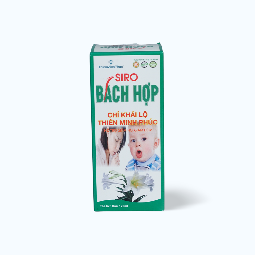 Siro Bách Hợp Thiên Minh Phúc hỗ trợ giảm ho (Chai 125ml)