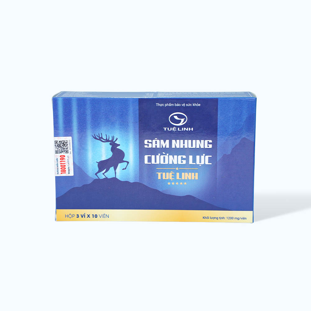 TUE LINH Sam Nhung Cuong Luc Vi (Hop 3vi*10 vien)
