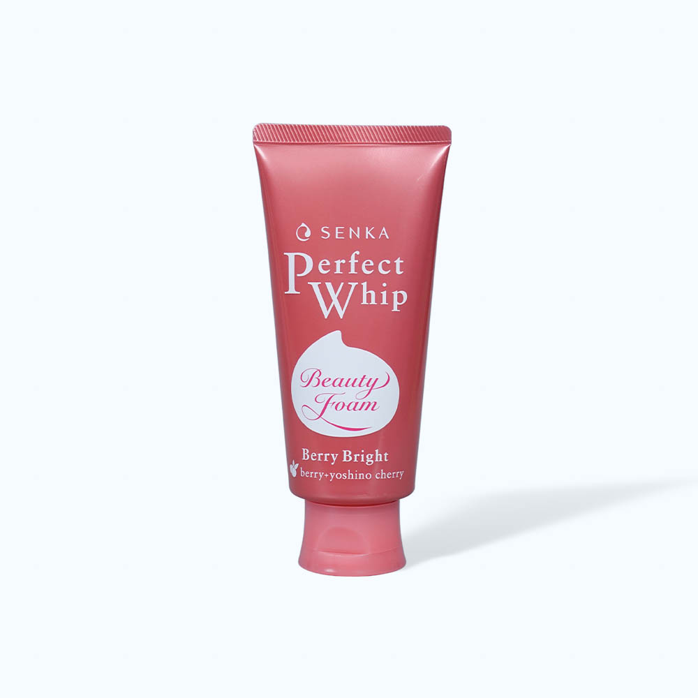 Senka Perfect Whip SRM Sach Sau & Duong Da Sang Hong Berry 100g/Tuyp