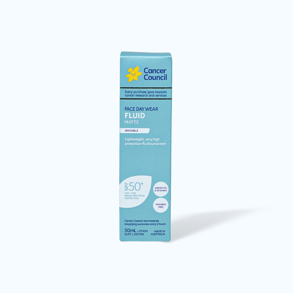 Cancer Council SCN Invisible Fluid Matte SPF50+ PA++++ 50ml/Chai