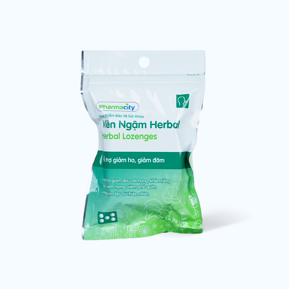 PMC Vien Ngam Herbal Lozenge (2 Vi x 5 vien)