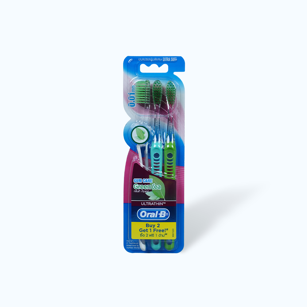 Oral-B BCDR Tra Xanh Bo 3