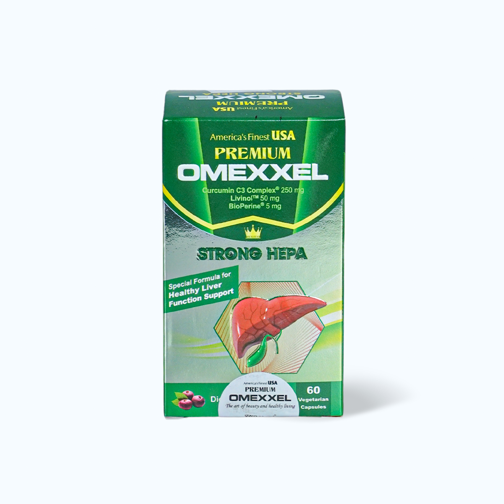 Premium Omexxel Strong Hepa H.Tro Gan (Hop 60v)