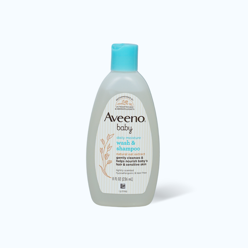 Aveeno Baby Sua Tam Goi Toan Than Cho Da Nhay Cam Chai 236ml