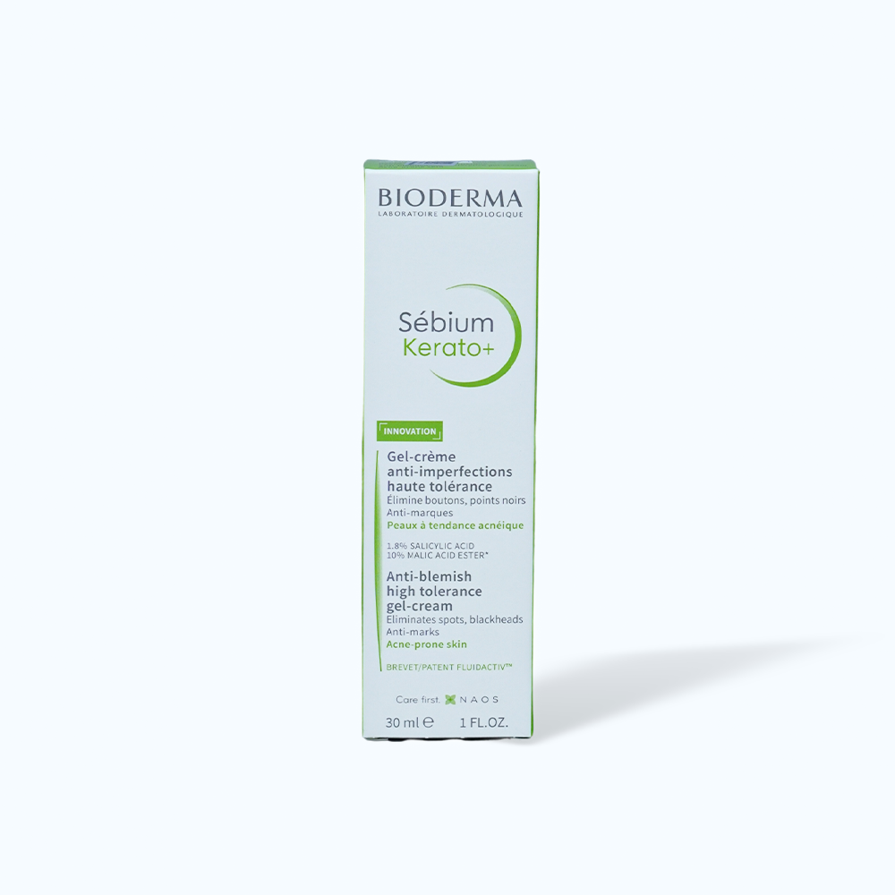 Bioderma Sebium Kerato Kem Ho Tro Dieu Tri Mun 30ml/Hop