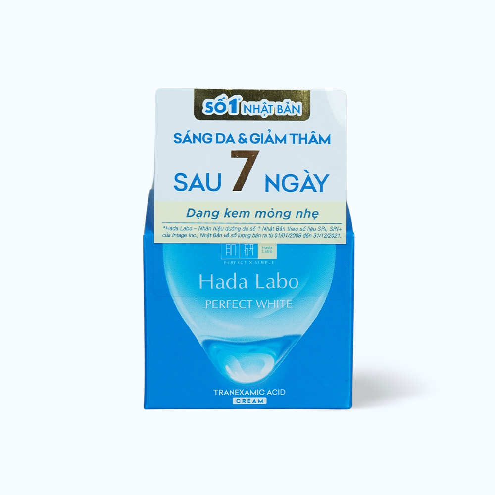 Kem Dưỡng HADA LABO Perfect White Hỗ Trợ Dưỡng Sáng Da (Hộp 50G)