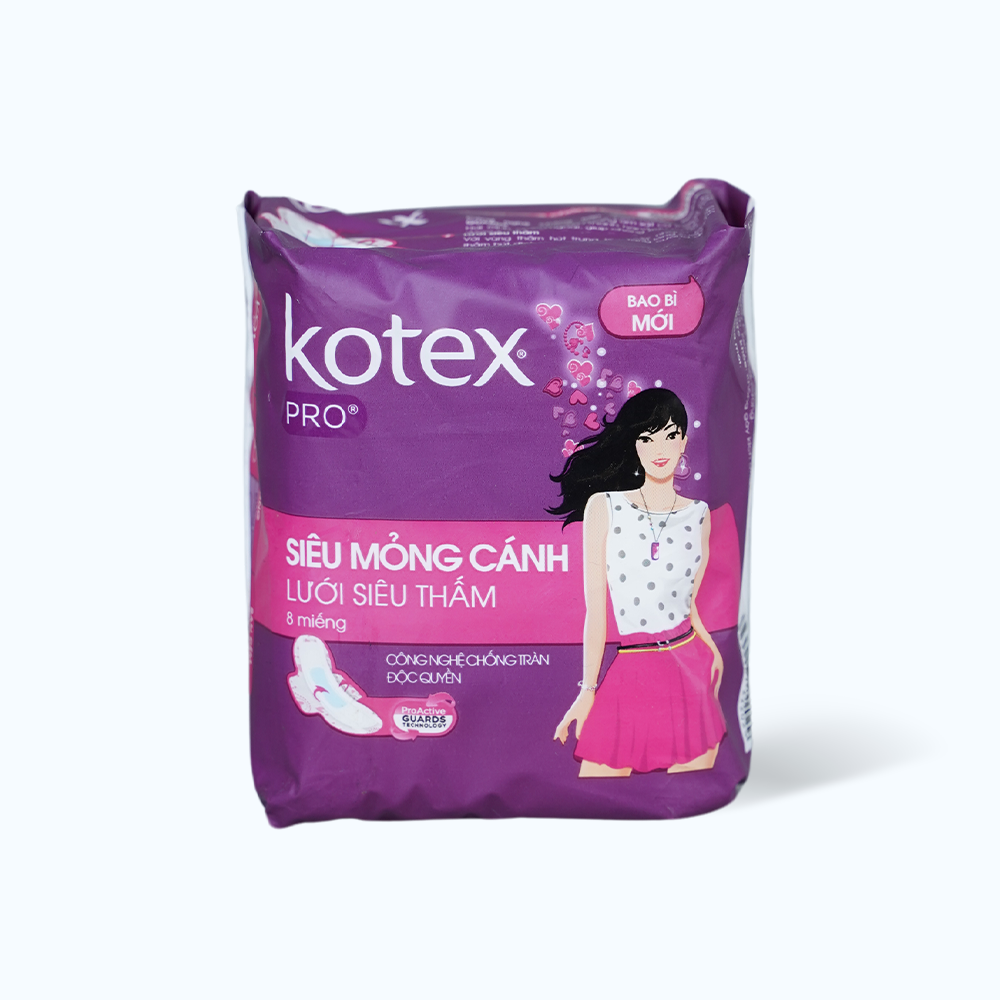 Kotex Pro BVS Sieu Mong Canh 8M