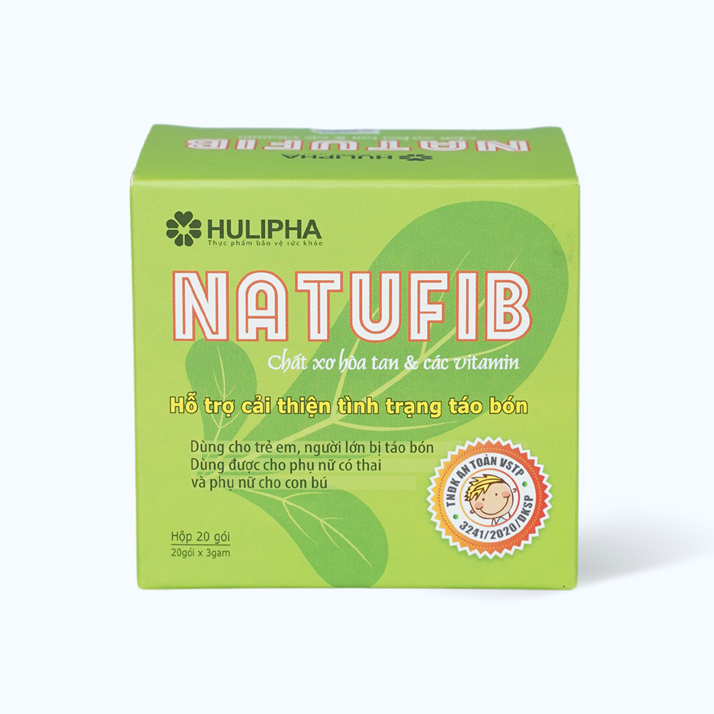 Hulipha Natufib Ho Tro Dieu Tri Tao Bon (Hop 20Goi)