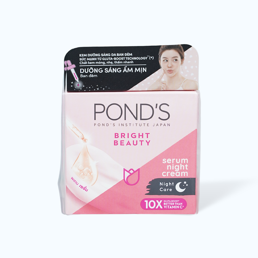 Pond's Kem Duong Trang Da Trang Hong Rang Ro Dem 50g