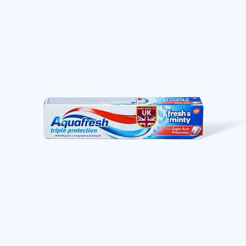 Kem đánh răng khỏe nướu, chắc răng & thơm miệng Aquafresh Triple Protection (100ml)