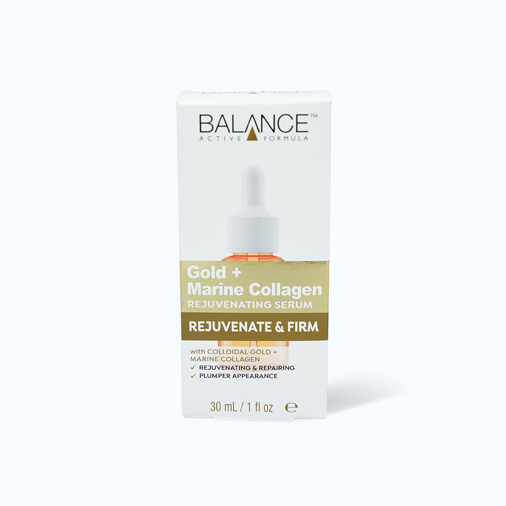 Balance Serum Gold Collagen Lam Tre Hoa Sang Da Da Cang Bong 30ml