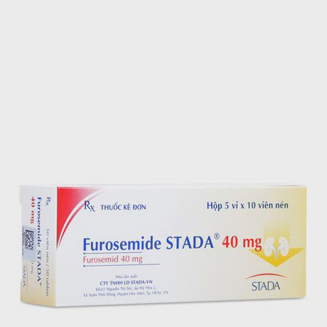 Furosemide STADA 40mg (5 vỉ x 10 viên)
