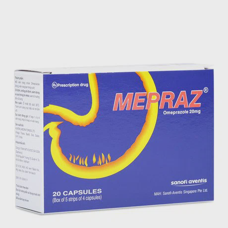Mepraz 20mg (Hộp 5 vỉ x 4 viên)