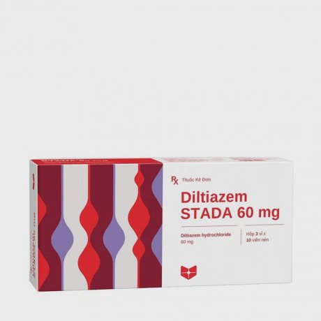 Diltiazem Stada 60mg (Hộp 3 vỉ x 10 viên)