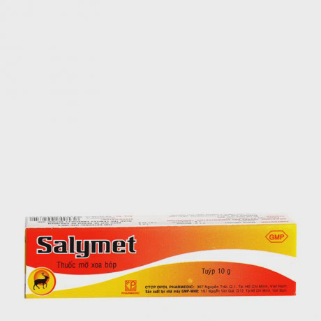 Thuốc mỡ xoa bóp Salymet Gel trị cảm cúm, chóng mặt, say tàu xe (tuýp 10g)