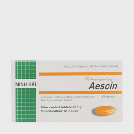 Aescin 20mg (1 Vi x 30 Vien)