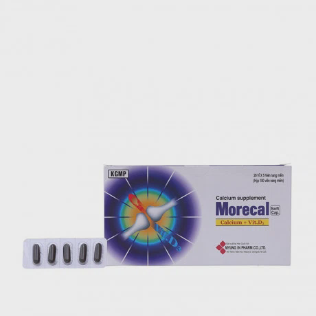Morecal (Hộp 20 vỉ x 5 viên)