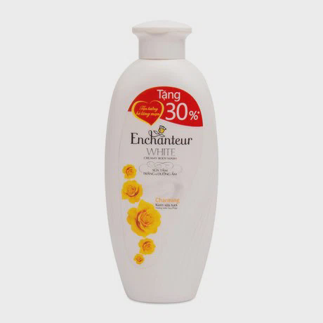 Sữa tắm trắng da và dưỡng ẩm Enchanteur (234g)