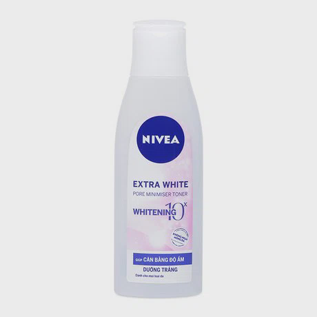 Nước hoa hồng dưỡng trắng da Nivea Extra White Pore Minimiser Toner (Chai 200ml)