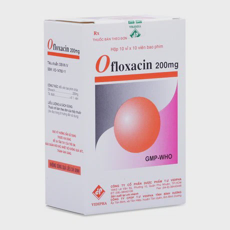 Thuốc điều trị viêm phế quản, viêm phổi nặng do vi khuẩn Ofloxacin (200mg)