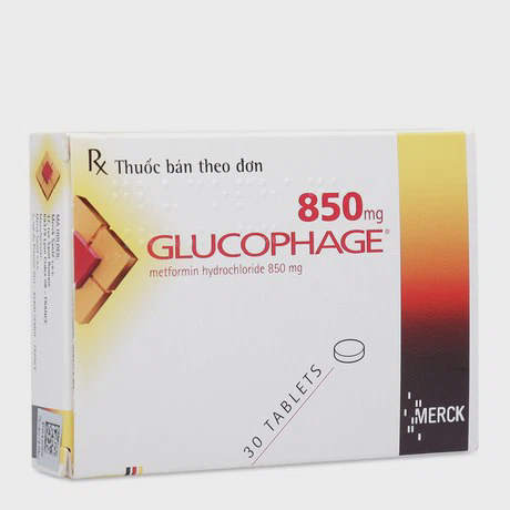Glucophage Tab 850mg (2vix15vien)