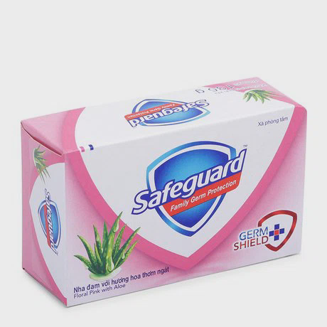 Xà bông cục kháng khuẩn nha đam với hương hoa Safeguard (135g)
