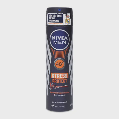Xịt khử mùi vượt trội Nivea Men Stress Protect (150ml)