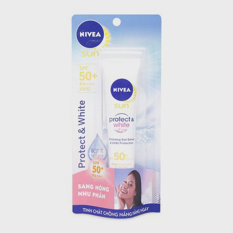 Kem chống nắng dưỡng trắng da và sáng da tức thì Nivea Protect & White SPF50+ (30ml)