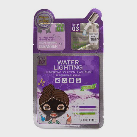 Mặt nạ dưỡng da 3 bước làm sáng da Shinetree Water Lighting 25ml