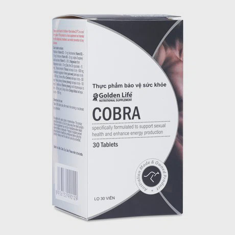 Thực phẩm chức năng tăng cường sinh lực cho nam giới Cobra (30 viên/hộp)