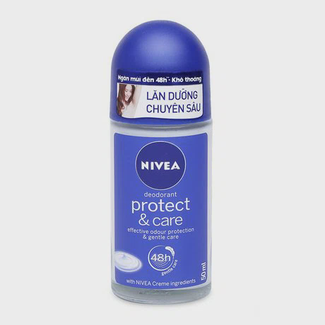 Lăn khử mùi chăm sóc & bảo vệ da chuyên sâu Nivea Protect & Care (50ml)