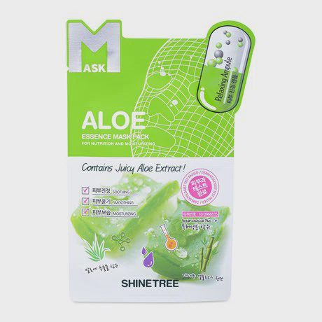 Mặt nạ dinh dưỡng & dưỡng ẩm tinh chất nha đam Shinetree Aloe (25ml)