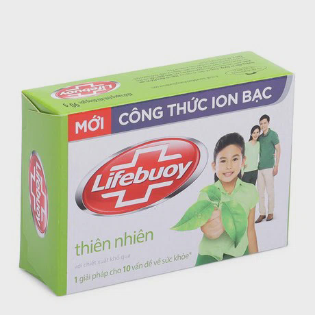 Xà bông cục Lifebuoy bảo vệ khỏi vi khuẩn - Thiên nhiên (90g)