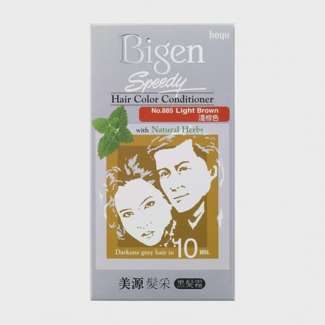 Kem nhuộm tóc Bigen Speedy Hair Color Conditioner màu 885 nâu sáng (80g)